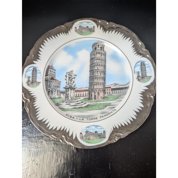 Leaning Tower of Pisa plate - Picture 1 of 4